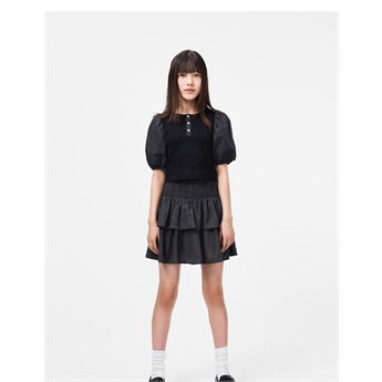 Bonita Skirt - Raven Lyrex
