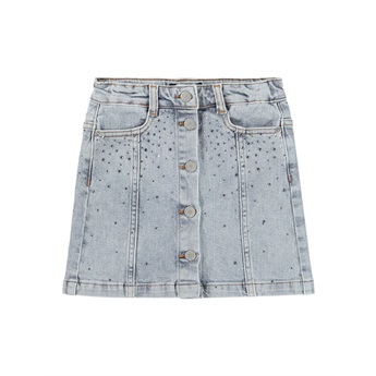 Bera Skirt - Rhinestone Denim