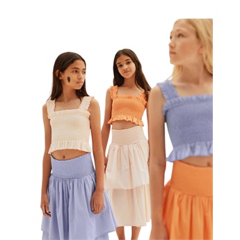 Rolfia Top - Cantaloupe