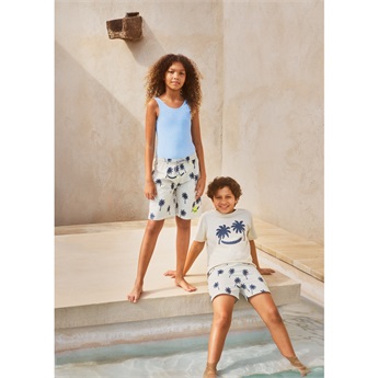 Nika Crepe Swimsuit - Sparkling Sea