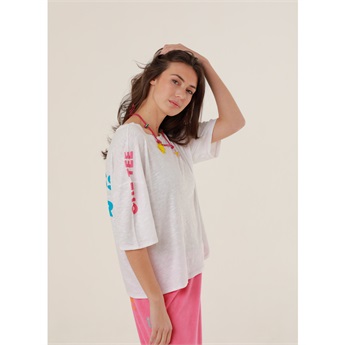Paula Boyfriend T-Shirt - White