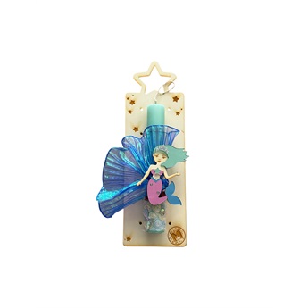 Easter Candle - Mermaid Hair Turquoise Candle