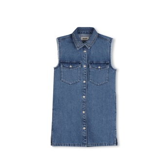 Z&V Vest Dress - Double Stone Denim