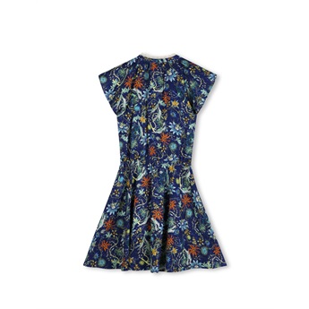 Z&V Floral Dress - Medieval Blue