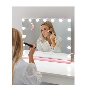 Kim Vanity LED Mirror - PINK