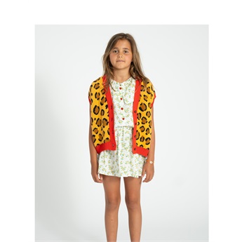 Collar Blouse - Ecru/Yellow Flowers