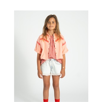 Fringed Shorts - Light Blue Denim