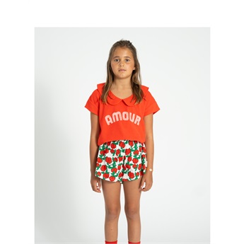 Terry T-Shirt - Red/Amour