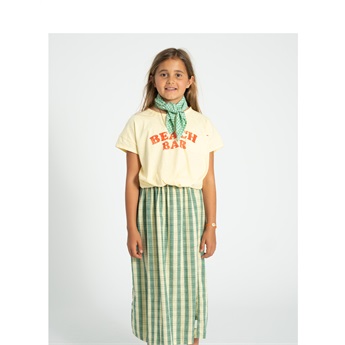 Printed T-Shirt - Yellow/Beach Bar