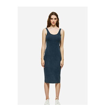Women Tank Dress - Vintage Blue