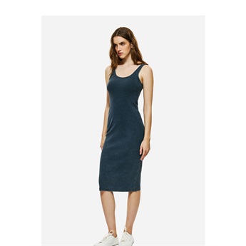 Women Tank Dress - Vintage Blue