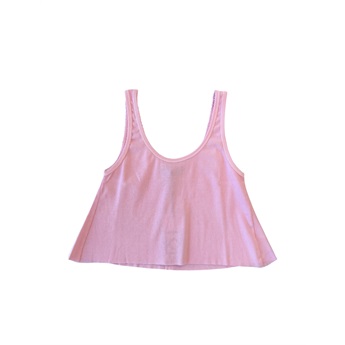 Women Cropped Tank Top - Bubblegum