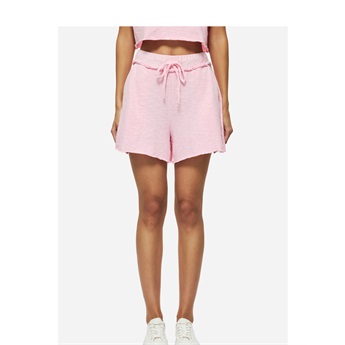 Women Raw Cut Shorts - Bubblegum
