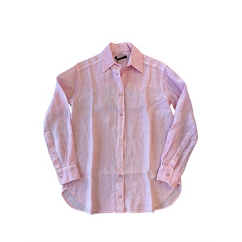Women Linen Shirt - Bubblegum
