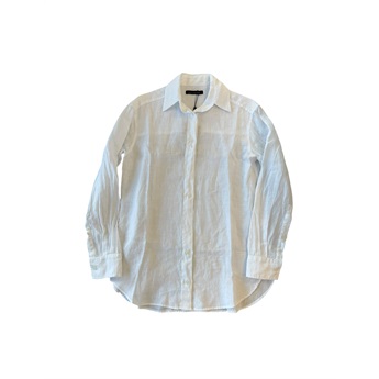 Women Linen Shirt - White