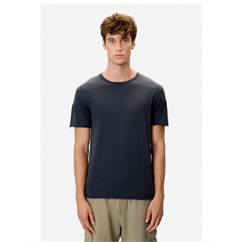 Men Open Stitch T-Shirt - Vintage Blue