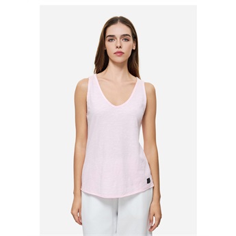 Women V-Neck Tank - Bubblegum