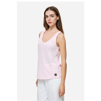 Women V-Neck Tank - Bubblegum