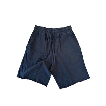 Men Raw Edge Bermuda - Black