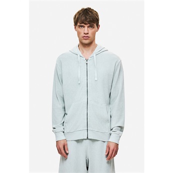 Men Terry Fullzip - Vintage Greige