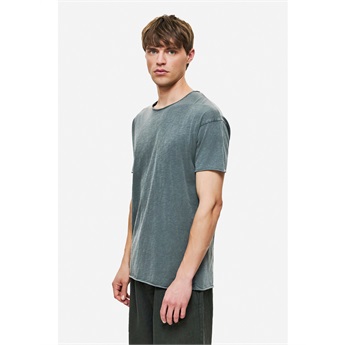 Men Relaxed Sleeves T-Shirt - Vintage Grey
