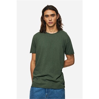 Men Relaxed Sleeves T-Shirt - Khaki