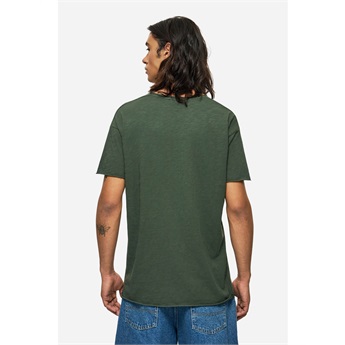 Men Relaxed Sleeves T-Shirt - Khaki