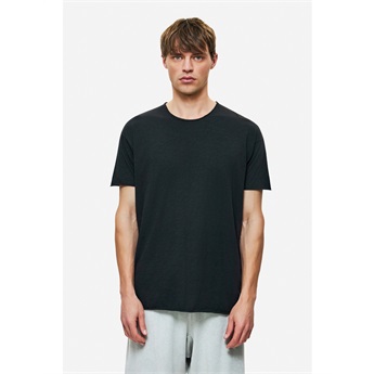 Men Relaxed Sleeves T-Shirt - Black