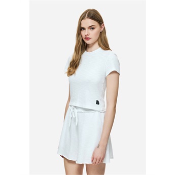 Women Slim Fit T-Shirt - White