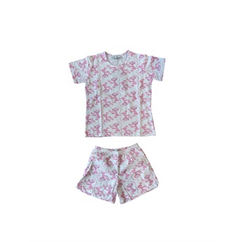 Summer Pyjama Set - Monkey Business Pink