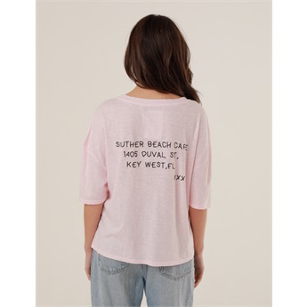 Amber Boyfriend T-Shirt - Light Pink