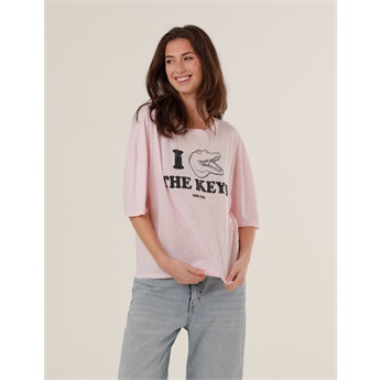 Amber Boyfriend T-Shirt - Light Pink