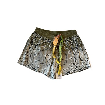 Paul Bandana Shorts - Olive/Sand