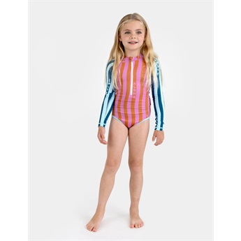Salty Stripes LS Swimsuit UPF50+