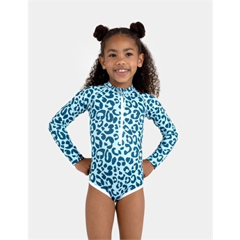Ocean Leopard LS Swimsuit UPF50+