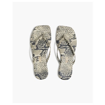 Square Toe Exotic - Sandsnake