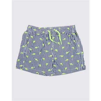 MC2 Swimshorts - Stripes/Yellow Shark