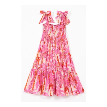 Long Dress Triny - Pink Palmrott
