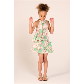 Top Cleo - Green Petal
