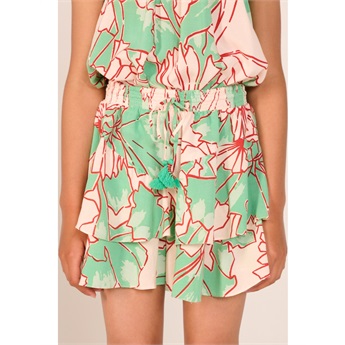 Shorts Thalia - Green Petal