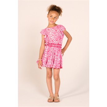 Mini Dress Kikka - Pink Aquaflora