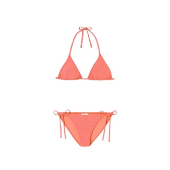 Calypso Triangle Bikini - Neon Coral