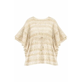 Waves Caftan - Blanc