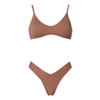 Astrid Bikini - Mocha Curly