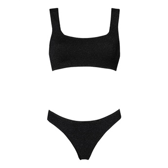 August Bikini - Metallic Black