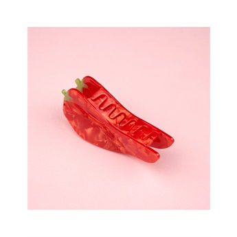 Hair Claw - Chili Pepper
