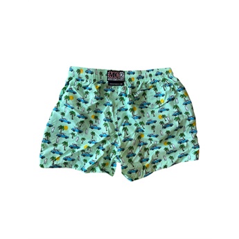 MC2 Swimshorts - Mint/Palm Surf