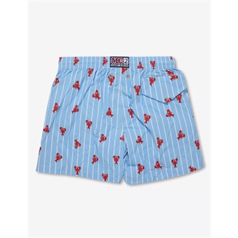MC2 Swimshorts - Light Blue/Lobster
