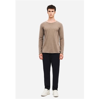 Men Raw Edge Sweatpants - Black