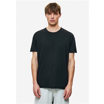 Men Relaxed Sleeves T-Shirt - Black